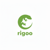 rigoo all-green lizard logo
